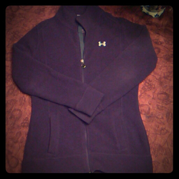 Under Armour Jackets & Blazers - Under Armour Purple Fleece Jacket